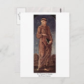 St. Francis van Assisi door Tura Cosimo Briefkaart (Voorkant / Achterkant)