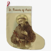 St. Francis van Assisi Grote Kerstsok (Voorkant)