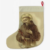 St. Francis van Assisi Grote Kerstsok (Achterkant)