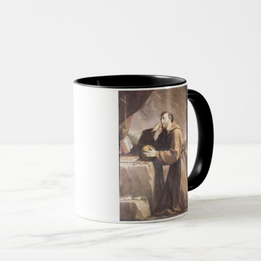 St. Francis van Assisi in Prayer Mok (Voorkant rechts)