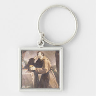 St. Francis van Assisi in Prayer Sleutelhanger