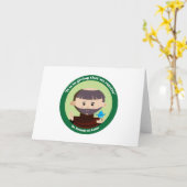 St. Francis van Assisi Kaart (Gele Bloem)