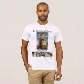 St. Francis van Assisi met Dogs T-shirt (Voorkant volledig)