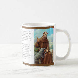 St. Francis van Assisi met wolf Koffiemok