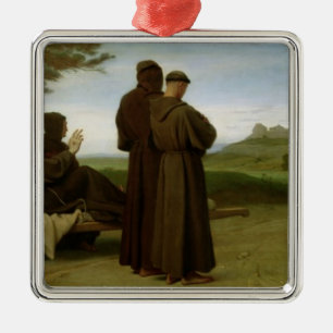 St. Francis van Assisi Metalen Ornament