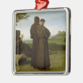 St. Francis van Assisi Metalen Ornament (Links)