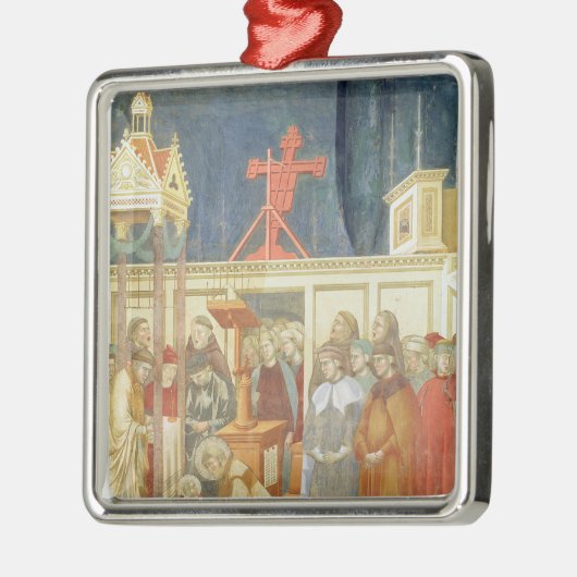 St. Francis van Assisi Metalen Ornament (Links)