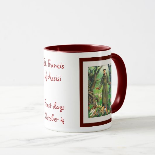 St. Francis van Assisi Mok (Voorkant rechts)
