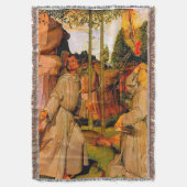 St Francis van Assisi ontvangt stigmata van Jezus Deken (Voorkant Verticaal)