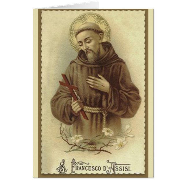 St. Francis van Assisi Patron Saint of Animals (Voorkant)
