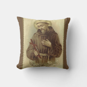 St. Francis van Assisi Patron Saint of Animals Kussen