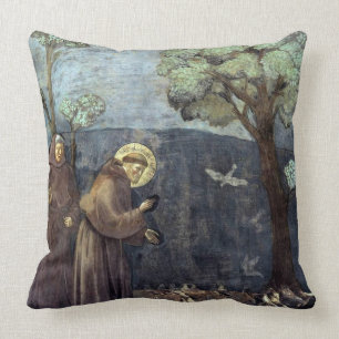 St. Francis van Assisi Patron Saint of Animals Kussen