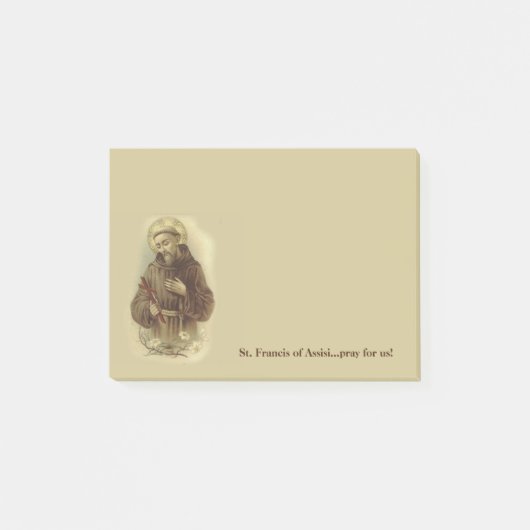 St. Francis van Assisi Patron Saint of Animals Post-it® Notes (Voorkant)