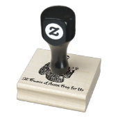 St. Francis van Assisi Patron Saint of Animals Rubberstempel (Stempel)