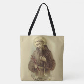 St. Francis van Assisi Patron Saint of Animals Tote Bag (Voorkant)