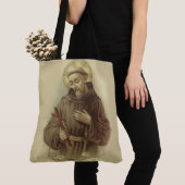 St. Francis van Assisi Patron Saint of Animals Tote Bag (Dichtbij)