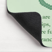 St. Francis van Assisi Peace Quote Mousepad Muismat (Hoek)