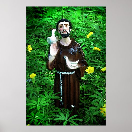 St. Francis van Assisi Poster (Voorkant)