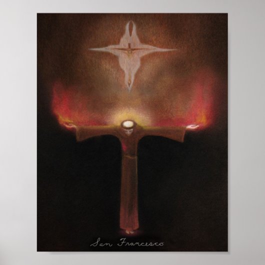 St. Francis van Assisi Poster (Voorkant)