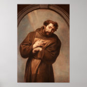 St. Francis van Assisi Poster (Voorkant)