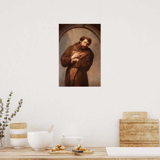 St. Francis van Assisi Poster (Keuken)