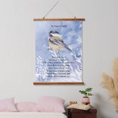 St. Francis van Assisi Prayer Cute Little Bird Hangend Wandkleed (Slaapkamer)