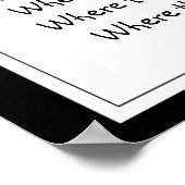 St. Francis van Assisi Prayer met Angel Poster (Hoek)