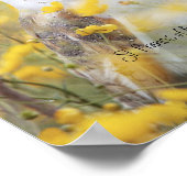 St. Francis van Assisi Prayer met Barn Owl Poster (Hoek)