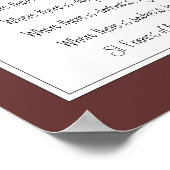 St. Francis van Assisi Prayer met Wise Owl Bird Poster (Hoek)