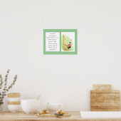 St. Francis van Assisi, Prayer Ring Necked Pheasan Poster (Keuken)