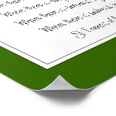 St. Francis van Assisi, Prayer Sparrow Poster (Hoek)