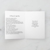 St. Francis van Assisi Prayer voor huisdieren Kaart (Binnen)