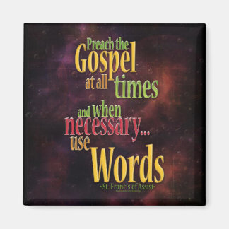 St. Francis van Assisi Quote Magneet