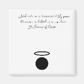 St. Francis van Assisi Quote Magnet (Voorkant)