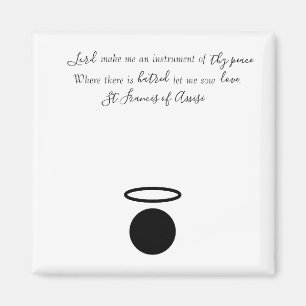 St. Francis van Assisi Quote Magnet