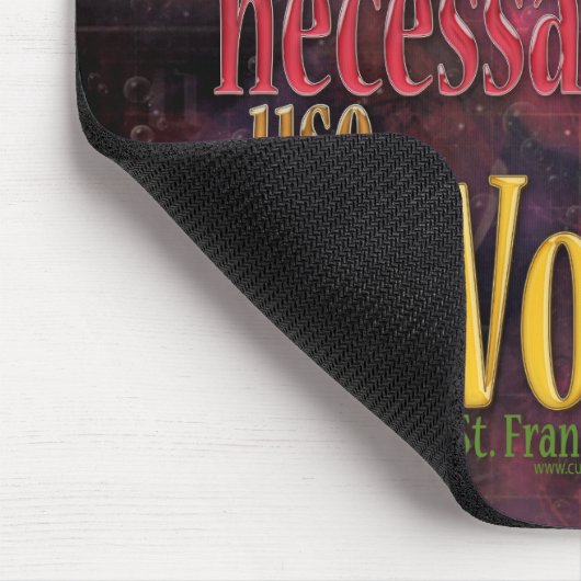 St. Francis van Assisi Quote Muismat (Hoek)