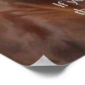 St. Francis van Assisi Quote over de rechten van d Poster (Hoek)