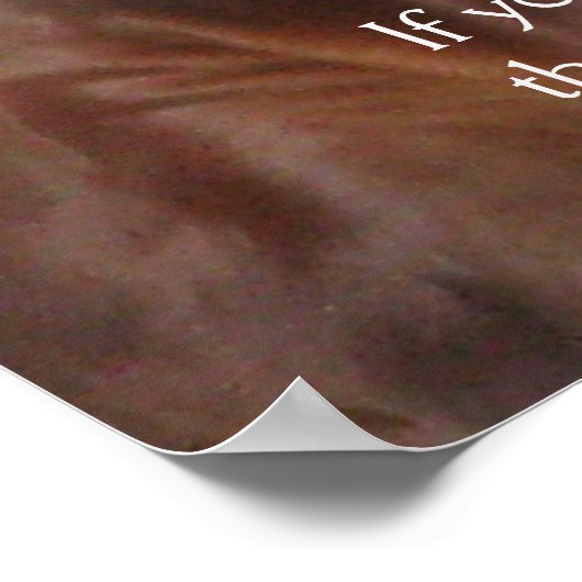 St. Francis van Assisi Quote over de rechten van d Poster (Hoek)