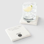 St. Francis van Assisi Quote Stone Onderzetter (Zijkant)