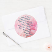 St. Francis van Assisi, Rozen van gebeden Ronde Sticker (Envelop)