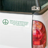 St. Francis van de Bumpersticker van het vredescit (Op Truck)