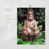 St. Francis van het Briefkaart van Assisi Quote (Voorkant / Achterkant)