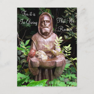 St. Francis van het Briefkaart van Assisi Quote