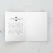 St. Francis van het Wenskaart w/prayer van Assisi Kaart (Binnen)