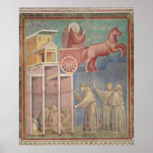 St. Francis verschijnt bij zijn bedrijven Poster (Voorkant)