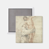 St. Francis verwerpt de wereld en Embracing Magneet (Voorkant / Achterkant)
