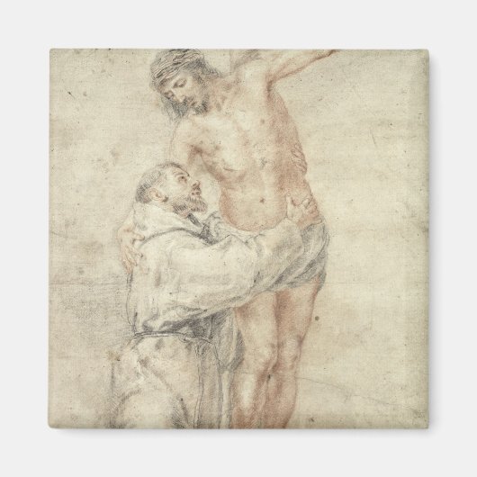 St. Francis verwerpt de wereld en Embracing Magneet (Voorkant)