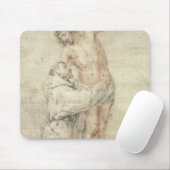 St. Francis verwerpt de wereld en Embracing Muismat (Met muis)