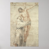 St. Francis verwerpt de wereld en Embracing Poster (Voorkant)