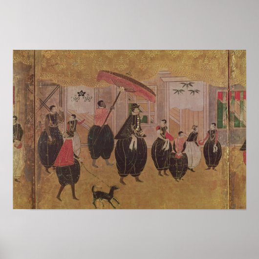 St. Francis Xavier en zijn entourage Poster (Voorkant)